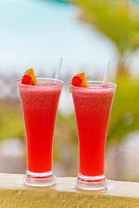 two red liquid juice thumbnail