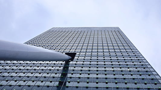 low-angle-photography of curtain wall building at daytime thumbnail