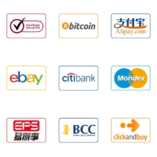 Simple Payment Methods svg vector icon sets