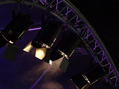 black stage lights at daytime thumbnail