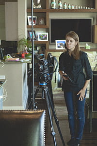 person, woman, camera, girl thumbnail