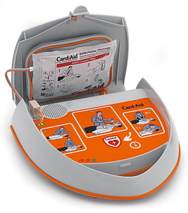 gray and orange CardAid medical kit with case thumbnail
