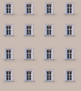 building with white sash windows thumbnail
