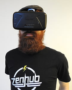 man wearing black VR goggles thumbnail