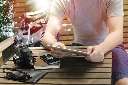 man, person, sunglasses, hands thumbnail