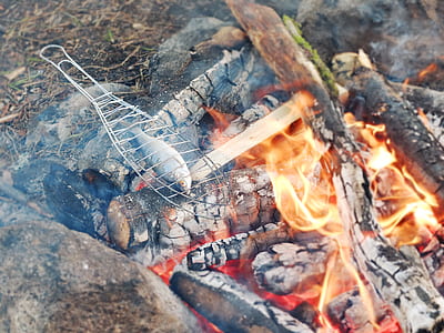 fish being grilled thumbnail