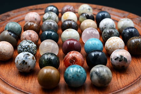 assorted-color marble toys thumbnail