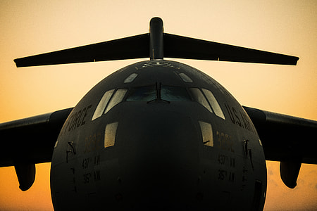 Close-up of a Globemaster III Aircraft thumbnail