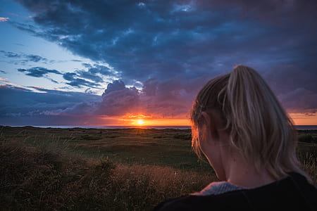 woman fronting golden hour thumbnail