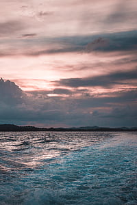 sea under white clouds thumbnail
