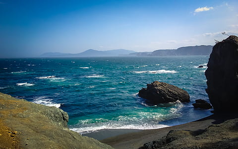 aerial view photography of body of water thumbnail