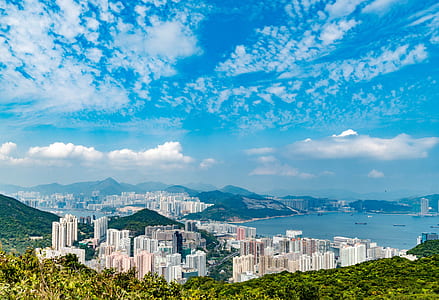 aerial photography of city thumbnail