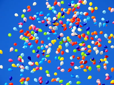 assorted-color balloon animated wallpaper thumbnail