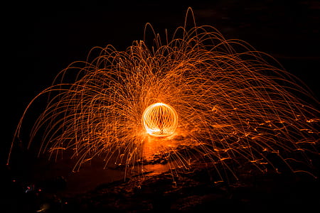 orange Fireworks display thumbnail