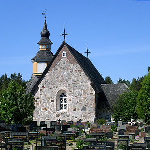 Kumlinge Church building in Finland thumbnail