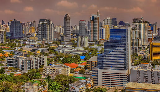 aerial photography of city buildings thumbnail