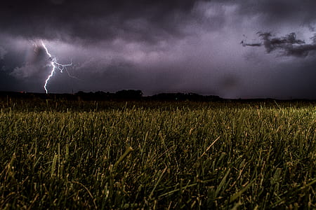 thunder strike green grass field thumbnail
