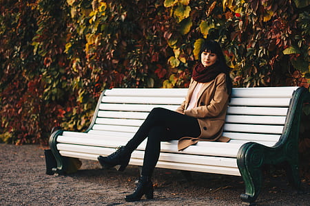 White Wooden Bench thumbnail