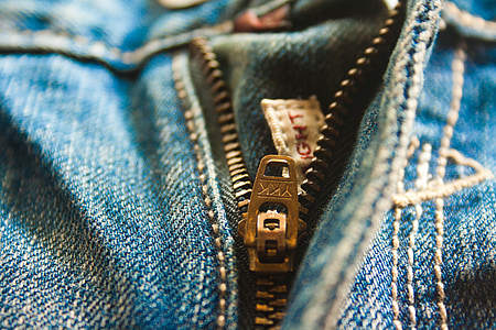 close-up of blue denim bottoms thumbnail