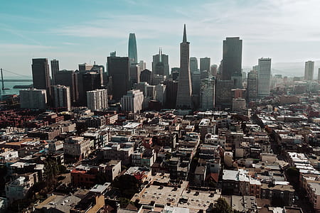 cityscape at daytime aerial photography thumbnail