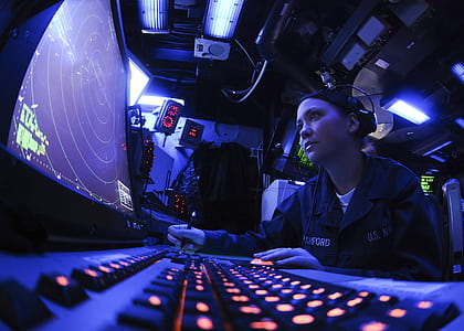 woman operating radar monitoring system thumbnail