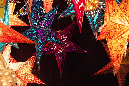assorted-color star lamps thumbnail