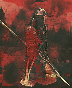 man warrior painting thumbnail