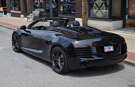 black cabriolet on street thumbnail
