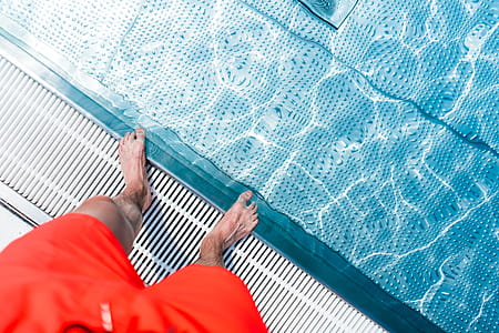 Standing at The Edge of Swimming Pool thumbnail