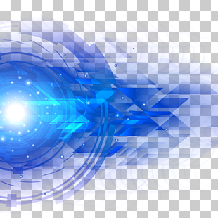 Light Blue, Science and Technology blue light effect, blue abstract PNG clipart