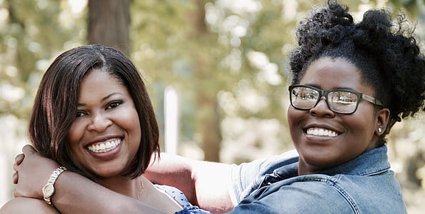 two woman taking photo thumbnail