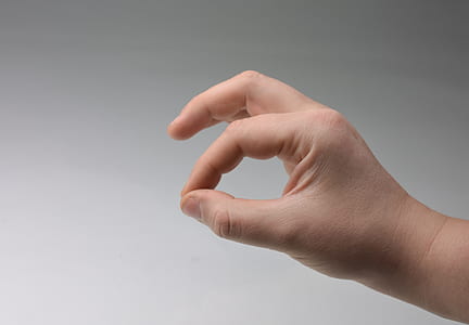 right human hand with hole sign thumbnail