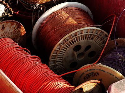 several spool electrical wires thumbnail