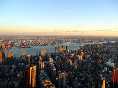 aerial photography of city buildings thumbnail