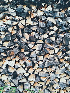 close-up photo of pile of firewood thumbnail