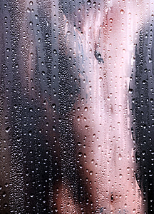 micro photography of water dew on glass thumbnail