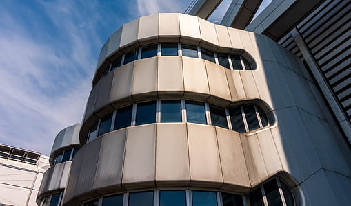 low-angle photography of white building thumbnail