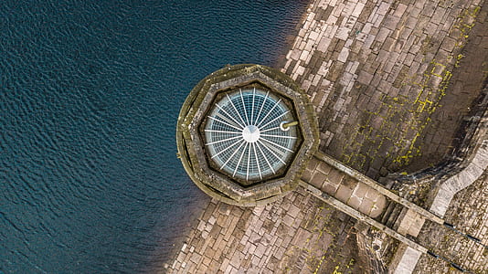bird's eye photo of concrete building thumbnail