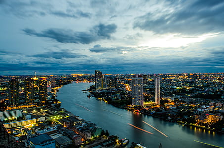 landscape photography of high-rise buildings thumbnail
