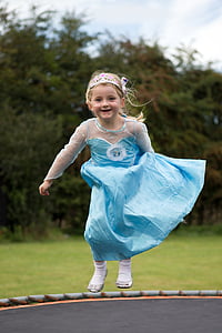 girl's blue dress thumbnail