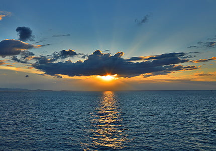 sunset covered by cloud thumbnail