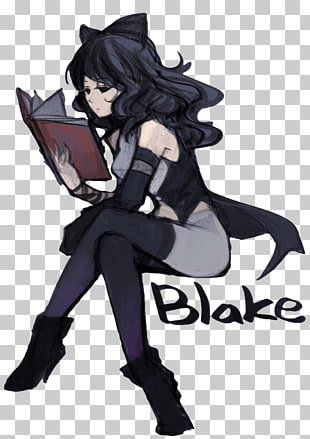 Blake Belladonna Anime Yang Xiao Long Art Manga, Blake