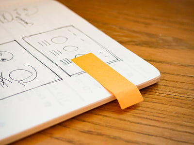 yellow paper on top of white board thumbnail