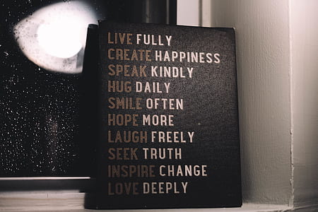 black quote board on wall thumbnail