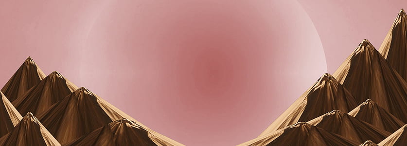 brown mountain illustration thumbnail