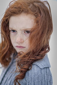 girl in gray knit top thumbnail