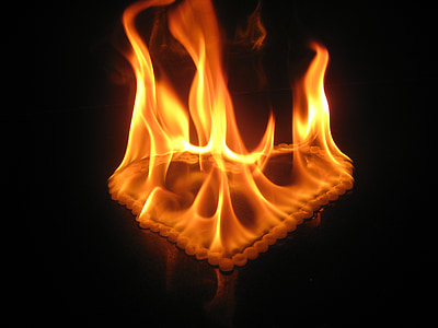 flaming heart shaped mallows thumbnail