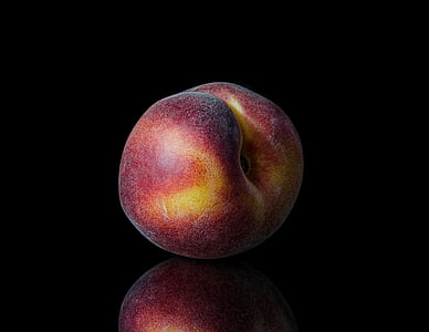 crisp apple on black surface thumbnail