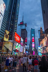 People At New York Times Square thumbnail