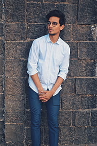Men's White Button-up Dress Shirt thumbnail